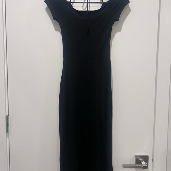 Black Reformation Tie Dress - Picture 4 of 5